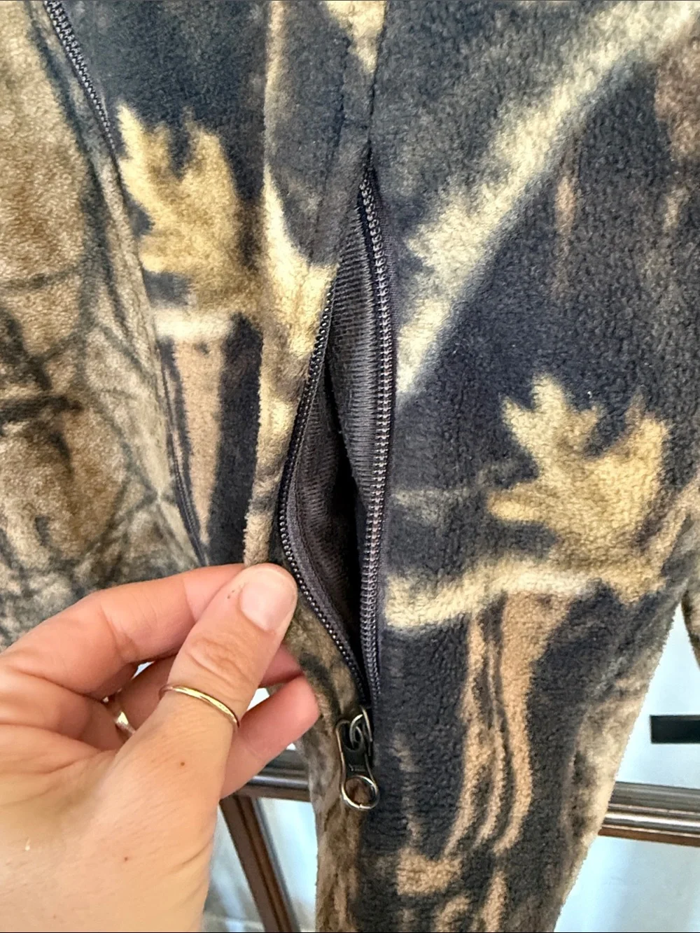 Columbia Boys Youth XL (18/20) Camo Fleece Zipper Jacket Hunting Season Gear